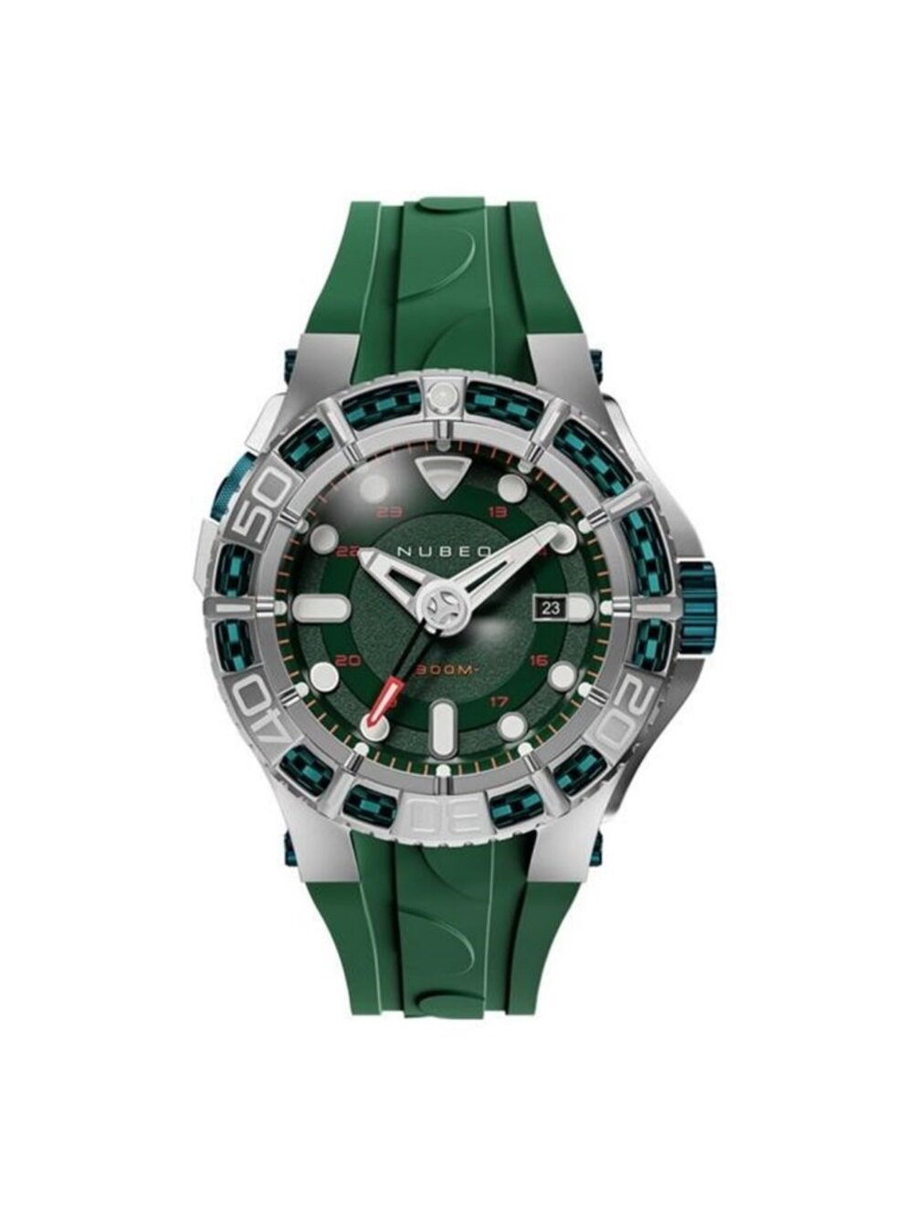 NWT Nubeo Manta Green Dial Men's Watch
